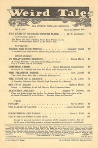 Weird Tales, Vol. 35, No. 9
