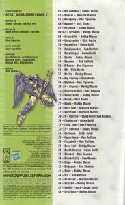 Transformers: Beast Wars Sourcebook 1