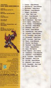 Transformers: Beast Wars Sourcebook 4