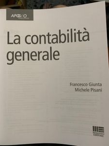 La Contabilità Generale