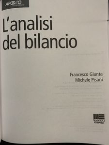 L'Analisi Di Bilancio