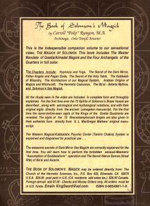 The Book of Solomon's Magick