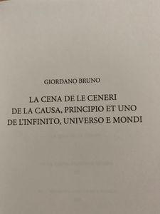 I grandi filosofi - Bruno