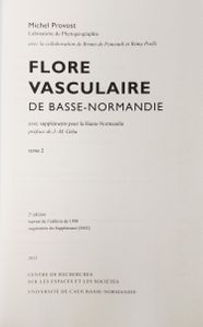 Flore vasculaire de Basse-Normandie. Tome 1 & 2
