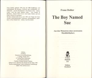 The Boy Named Sue - Aus den Memoiren eines zerstreuten Musikliebhabers
