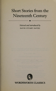 Short Stories from the Nineteenth Century