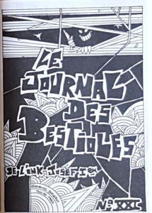Le Journal Des Bestioles N°XXI