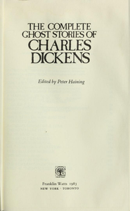 The Complete Ghost Stories of Charles Dickens
