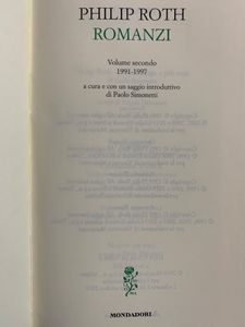 Roth - Romanzi - Vol. 2 - 1991-1997
