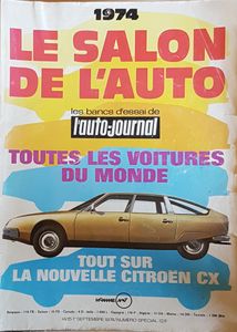 L'Auto-Journal Le Salon de l'Auto 1974