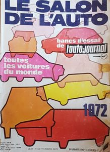 L'Auto-Journal Le Salon de l'Auto 1972