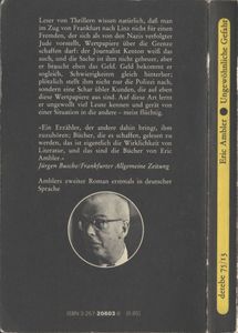 Ungewöhnliche Gefahr