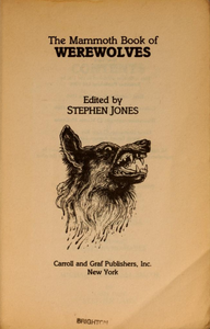 The Mammoth Book of Werewolves