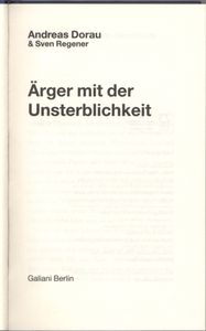 Ärger mit der Unsterblichkeit