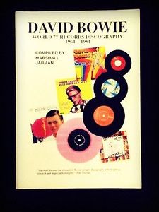 David Bowie World 7" Records 1964 - 1981