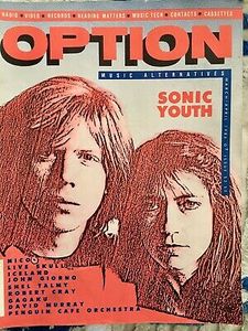 Option Magazine Sonic Youth March 1986