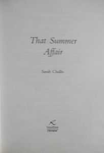 The Summer Affair