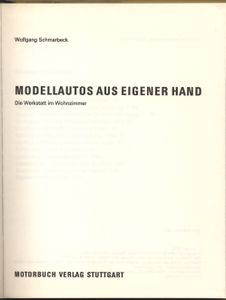 Modellautos aus eigener Hand