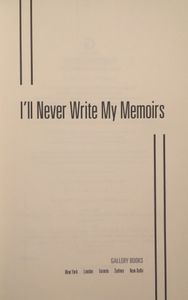 Grace Jones: I'll Never Write My Memoirs