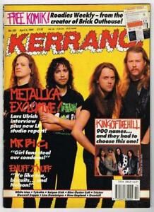 KERRANG No. 335 April 1991 Metallica Cover 