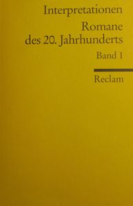 Romane des 20. Jahrhunderts: Band 1