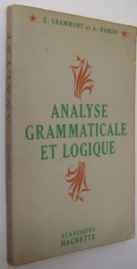Analyse Grammaticale Et Logique