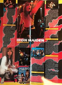 Hard Rock Poster Geant Iron Maiden