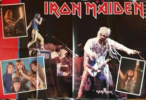 Hard Rock Poster Geant Iron Maiden
