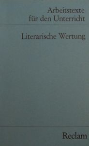 Literarische Wertung