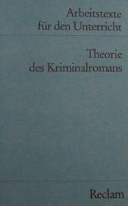 Theorie des Kriminalromans