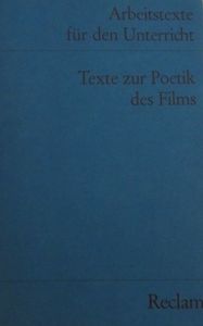 Theorie zur Poetik des Films