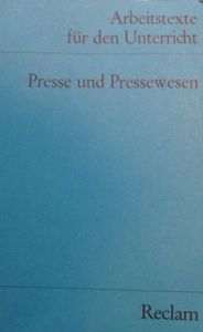 Presse und Pressewesen