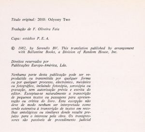 2010: Segunda Odisseia