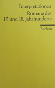 Romane des 17. und 18. Jahrhunderts