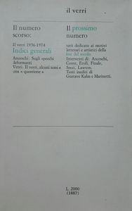 Il Verri - Numero 9