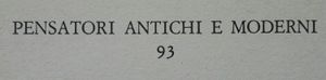 Il Pensiero Politico