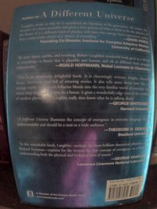 A Different Universe - Reinventing Physics from the Bottom Down