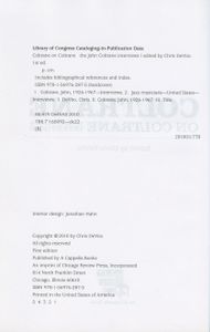 Coltrane on Coltrane: The John Coltrane Interviews