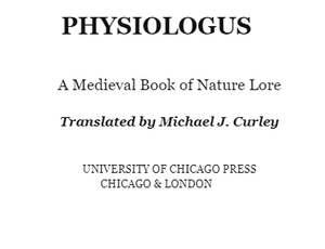 Physiologus: A Medieval Book of Nature Lore