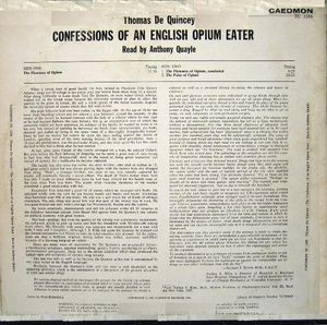 Confessions of an English Opium Eater