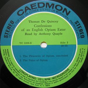 Confessions of an English Opium Eater