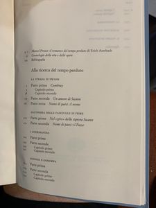 Alla Ricerca Del Tempo Perduto