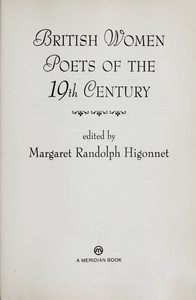 British Women Poets of the 19th Century