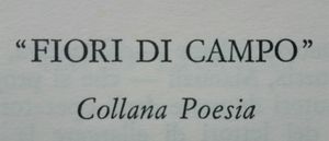 Fiori Di Campo: Collana Poesia