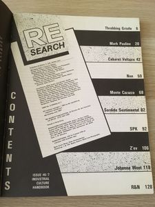 RE/Search #6/7: Industrial Culture Handbook