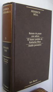 Retrato De Grupo Con Señora / El Honor Perdido De Katharina Blum / Asedio Preventivo