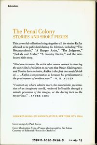 The Penal Colony