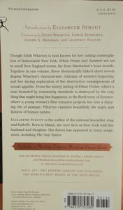 Ethan Frome & Summer