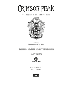 Crimson Peak - virallinen romaaniversio