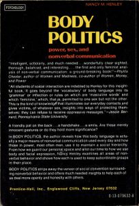 Body Politics: Power, Sex, and Nonverbal Communication